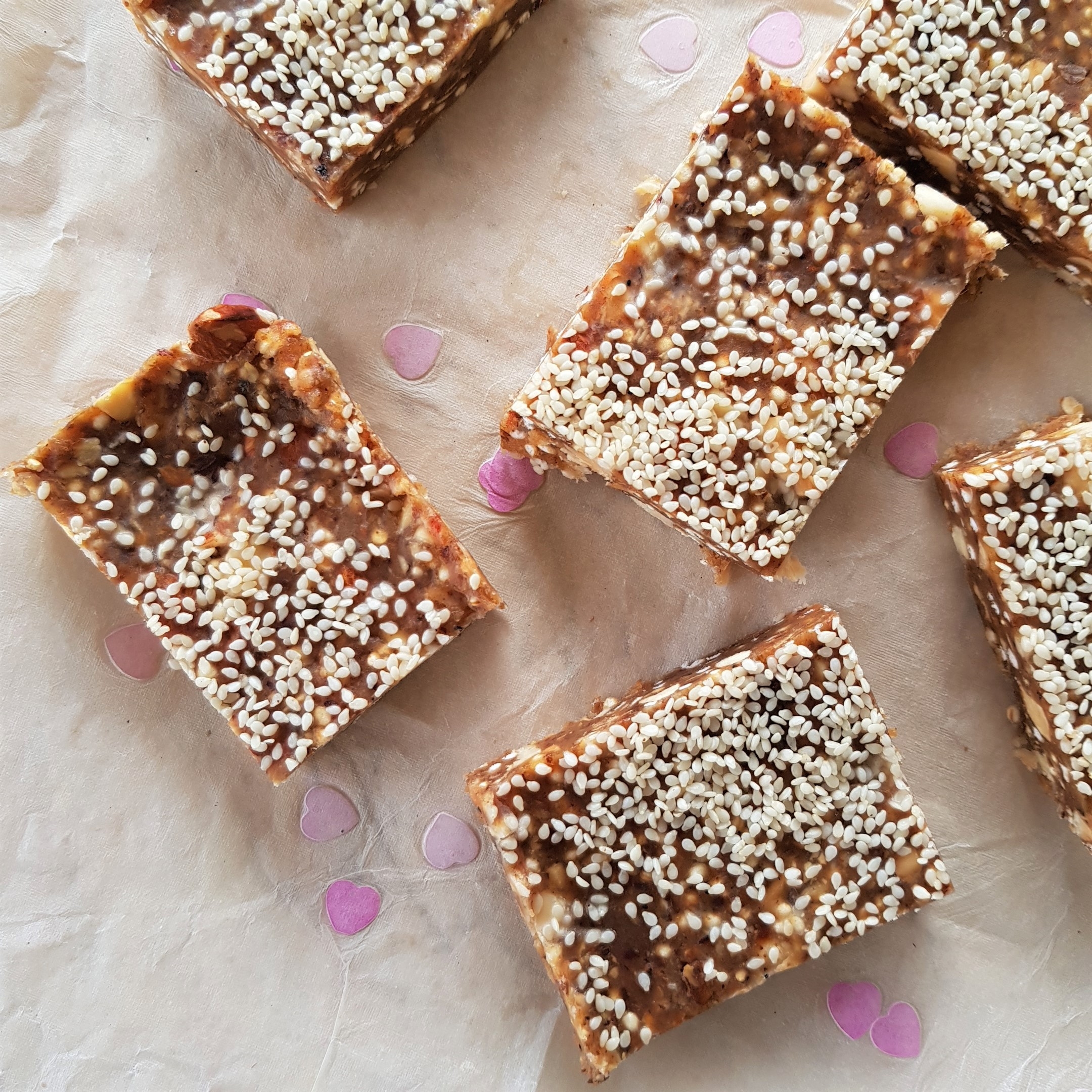Nutty peanut buttery squares